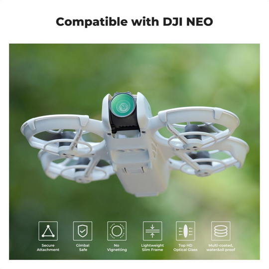 K&amp;F Concept DJI NEO ND 和 CPL 滤镜套装 6 件套 UV+CPL+ND8+ND16+ND32+ND64
