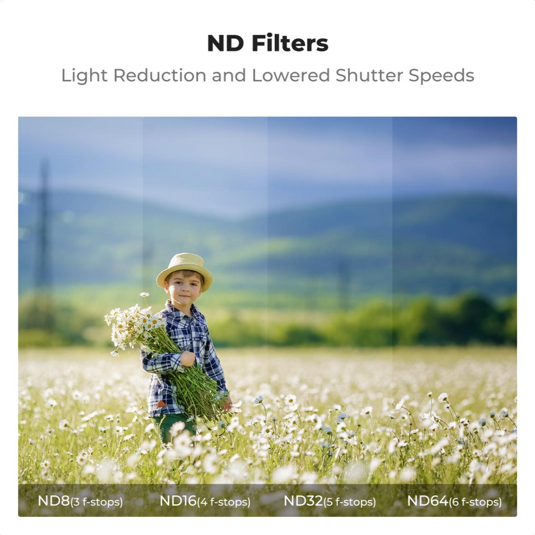 K&amp;F Concept DJI NEO ND 和 CPL 滤镜套装 6 件套 UV+CPL+ND8+ND16+ND32+ND64