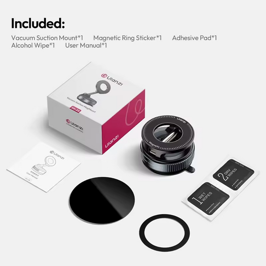 Camera lens kit with Ulanzi branding on a white background