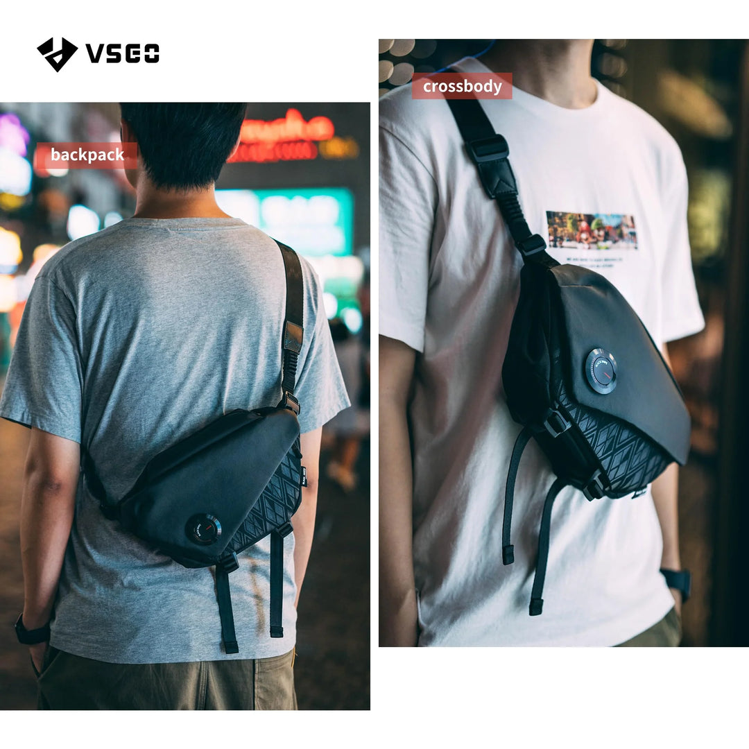 VSGO V-BP05L 黑色 Snipe 相机日常单肩包 4L