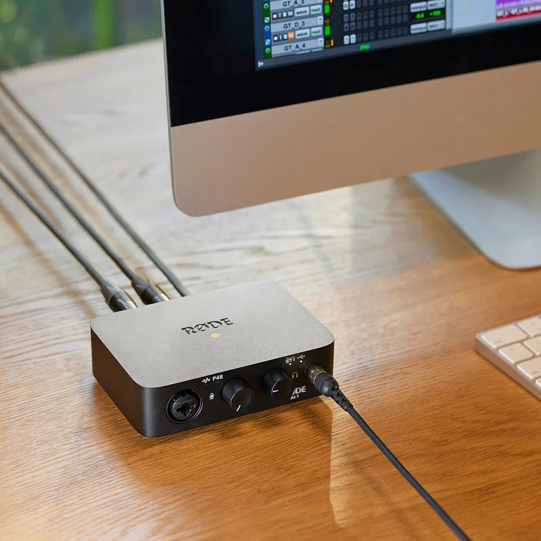 Rode AI-1 USB Audio Interface (Studio Quality AI1 Audio Mixer) - Red Dot Photo