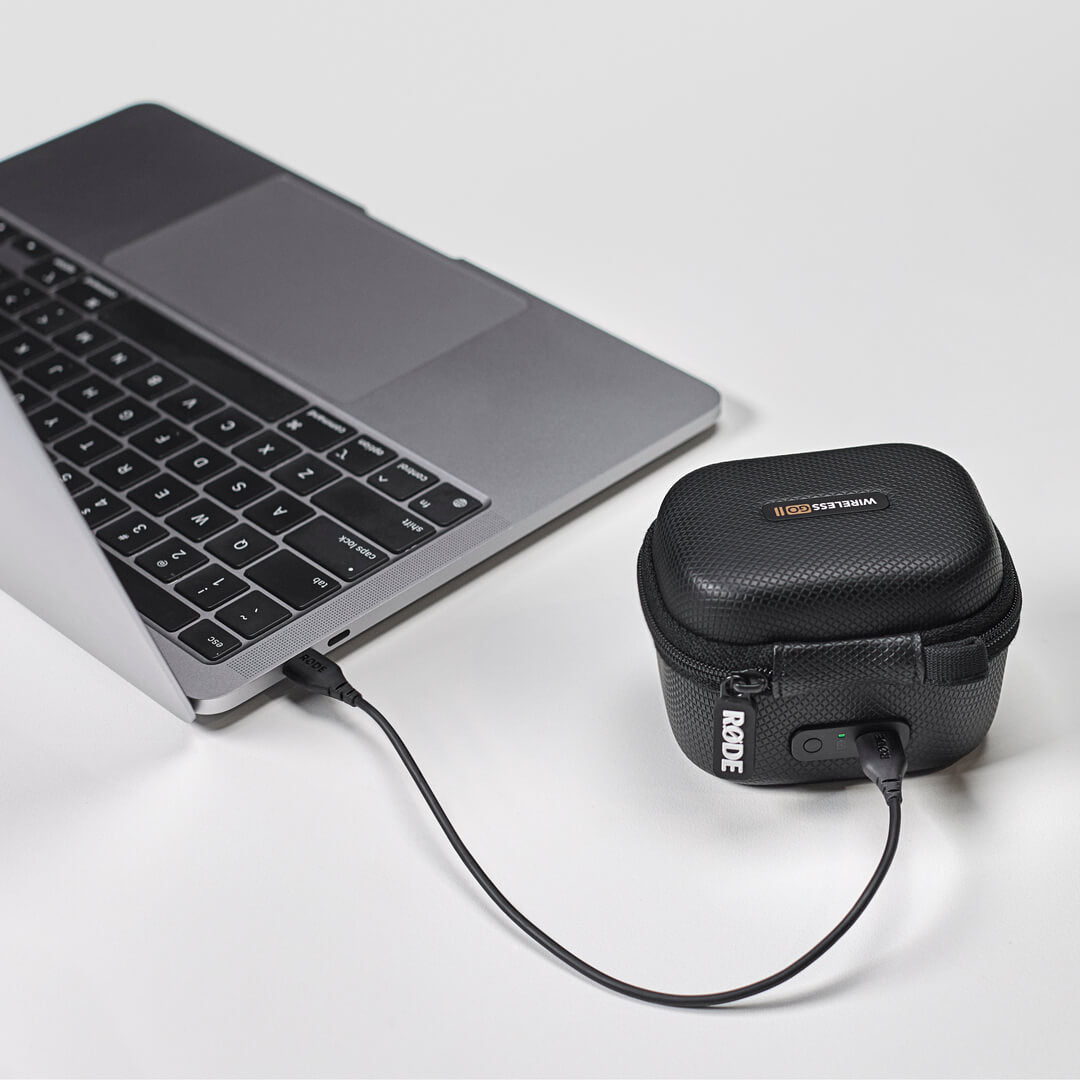 适用于 Rode Wireless GO/Wireless GO II 麦克风系统的 Rode 充电盒