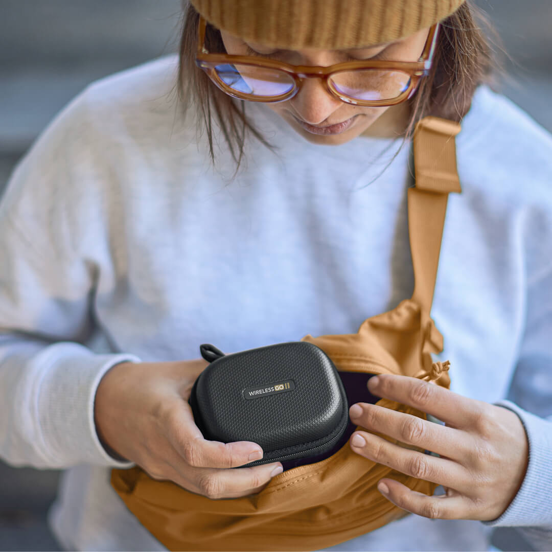 适用于 Rode Wireless GO/Wireless GO II 麦克风系统的 Rode 充电盒