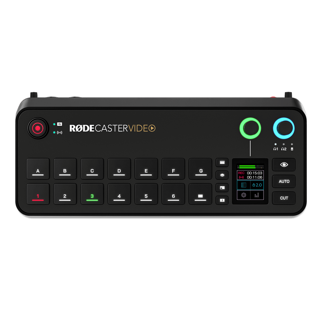 Rodecaster Video（视频和音频制作控制台）