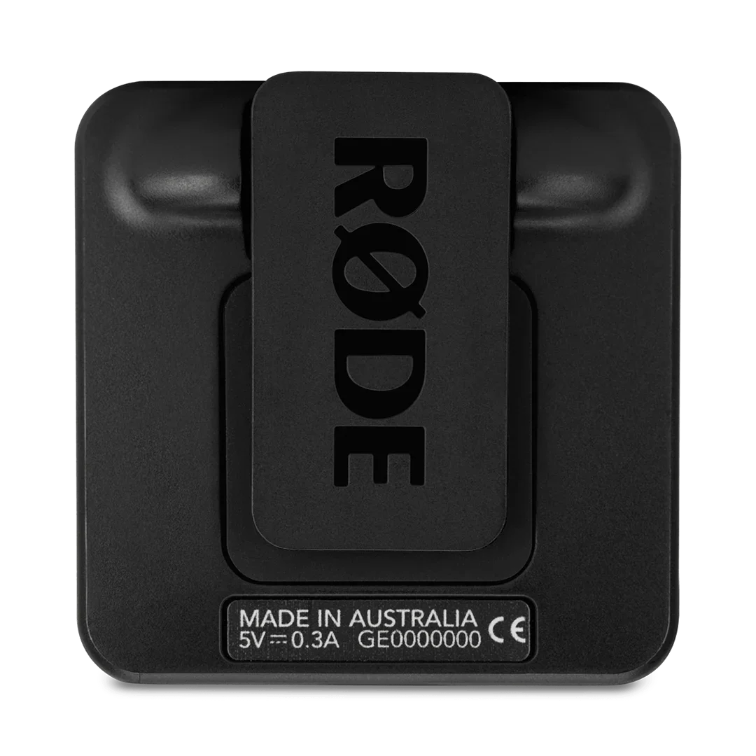 Rode Wireless GO II 2 Person Compact Digital Wireless Microphone System Recorder 2.4 GHz, Black - Red Dot Photo
