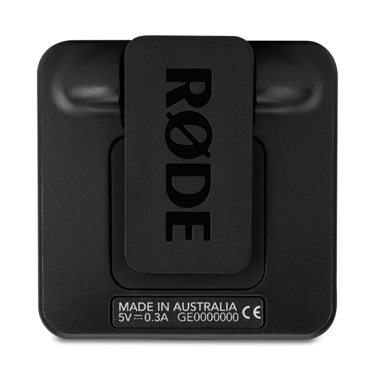 Rode Wireless GO II 2 Person Compact Digital Wireless Microphone System Recorder 2.4 GHz, Black - Red Dot Photo