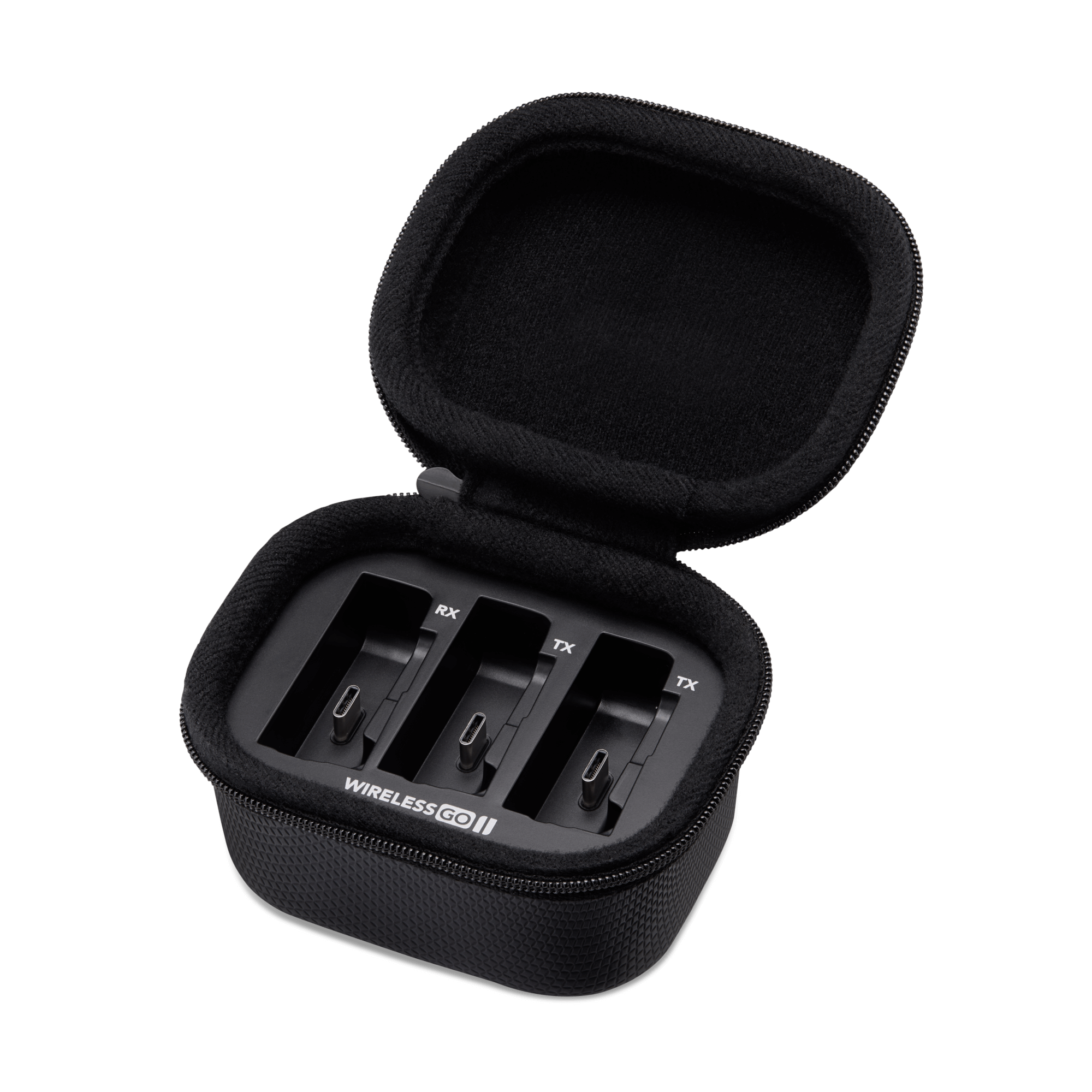 适用于 Rode Wireless GO/Wireless GO II 麦克风系统的 Rode 充电盒