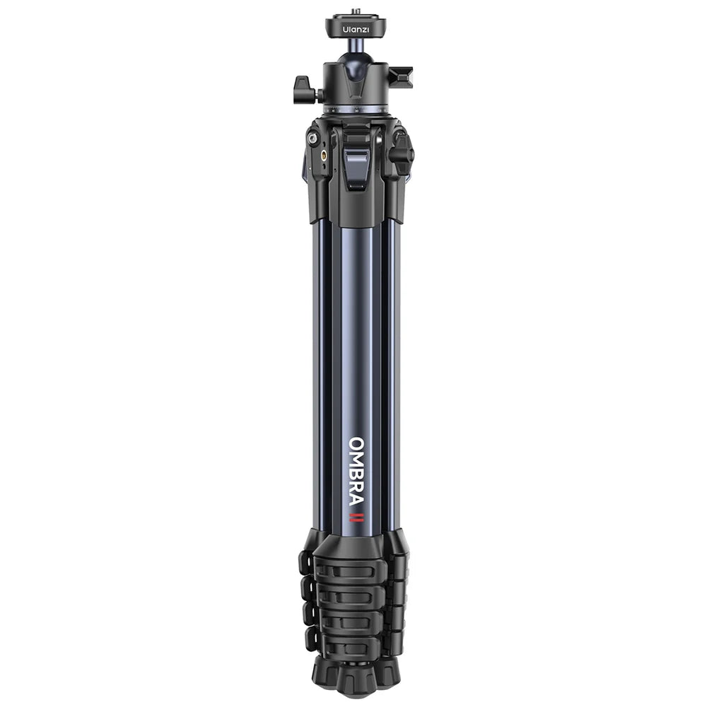 Black tripod with OMBRA II branding on a white background