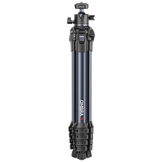 Black tripod with OMBRA II branding on a white background