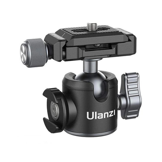 Ulanzi camera ball head on a white background