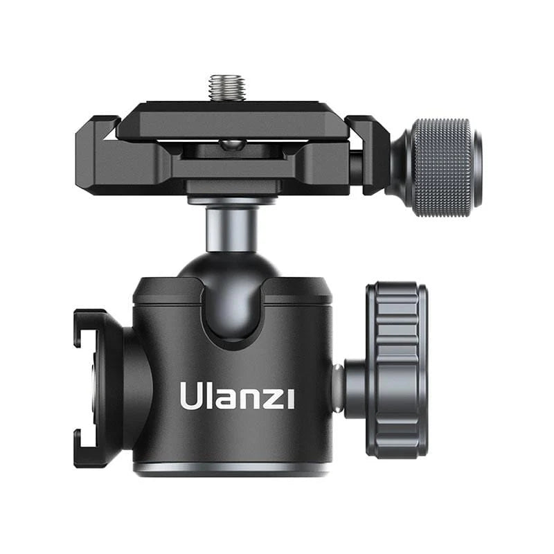 Camera ball head with Ulanzi branding on a white background