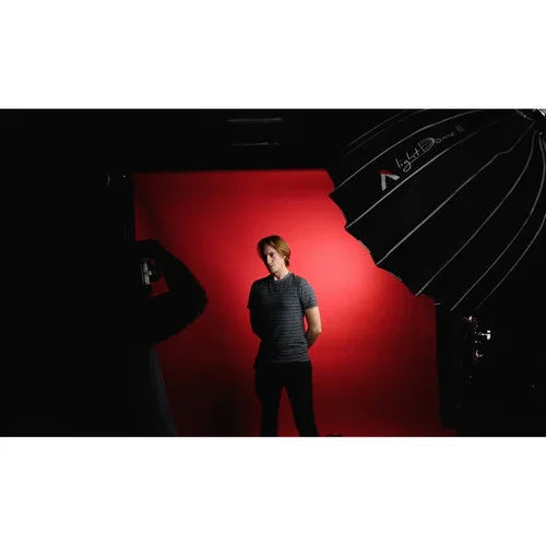 Aputure 120D II Light Storm LS C120DII COBLED Light Kit with V-Mount Battery Plate - Red Dot Photo