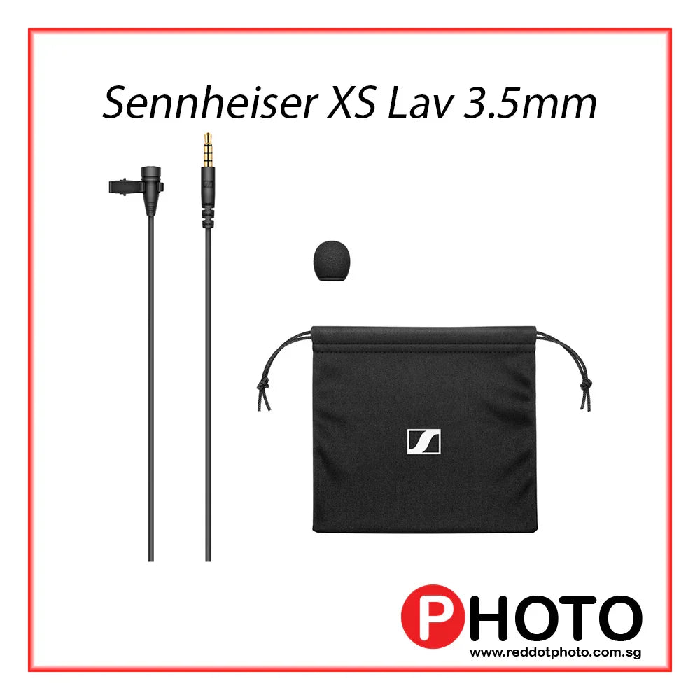 Sennheiser XS Lav Mobile Lapel Mic (TRRS Connection) - Red Dot Photo