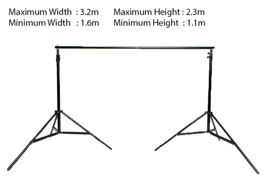 Neewer Backdrop kit 3m x 2.3m for studio background papers and cloth BG2300 - Red Dot Photo