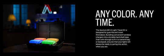 Aputure AL-MC MC 4 KIT light Amaran LED light with lighting effects - Red Dot Photo