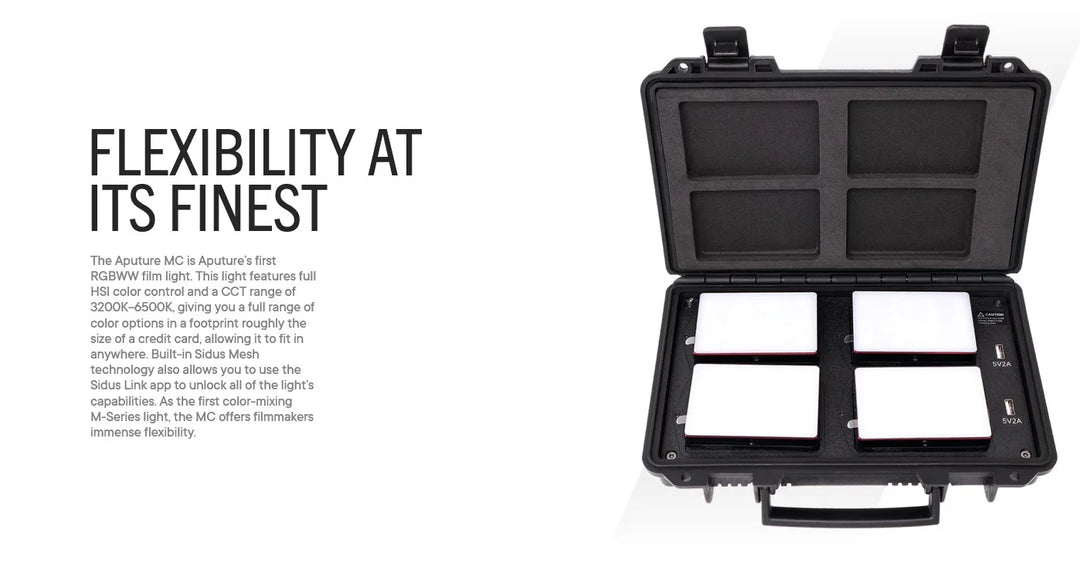Aputure AL-MC MC 4 KIT light Amaran LED light with lighting effects - Red Dot Photo