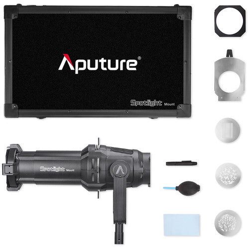 Aputure 聚光灯安装套件，带 26° 镜头聚光灯