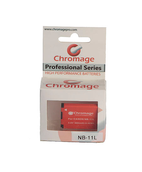 Chromage NB-11L 680 mAh 锂离子充电电池，适用于佳能 PowerShot 相机