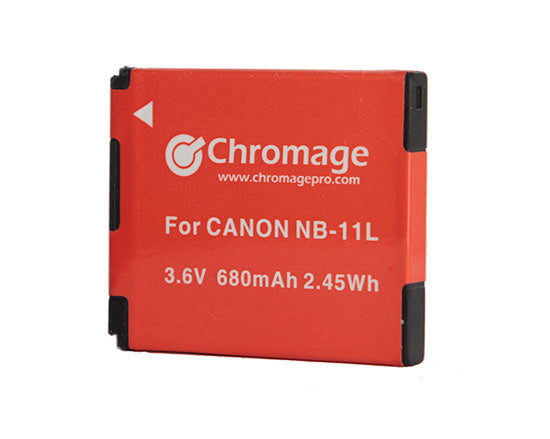Chromage NB-11L 680 mAh 锂离子充电电池，适用于佳能 PowerShot 相机