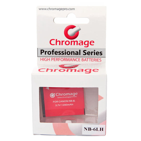 Chromage NB-6L 1280mAh 锂离子充电电池，适用于佳能相机