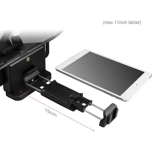 Desview T3S Teleprompter for Cellphone Tablet DSLR with Lens Adapter and Remote Control - Red Dot Photo