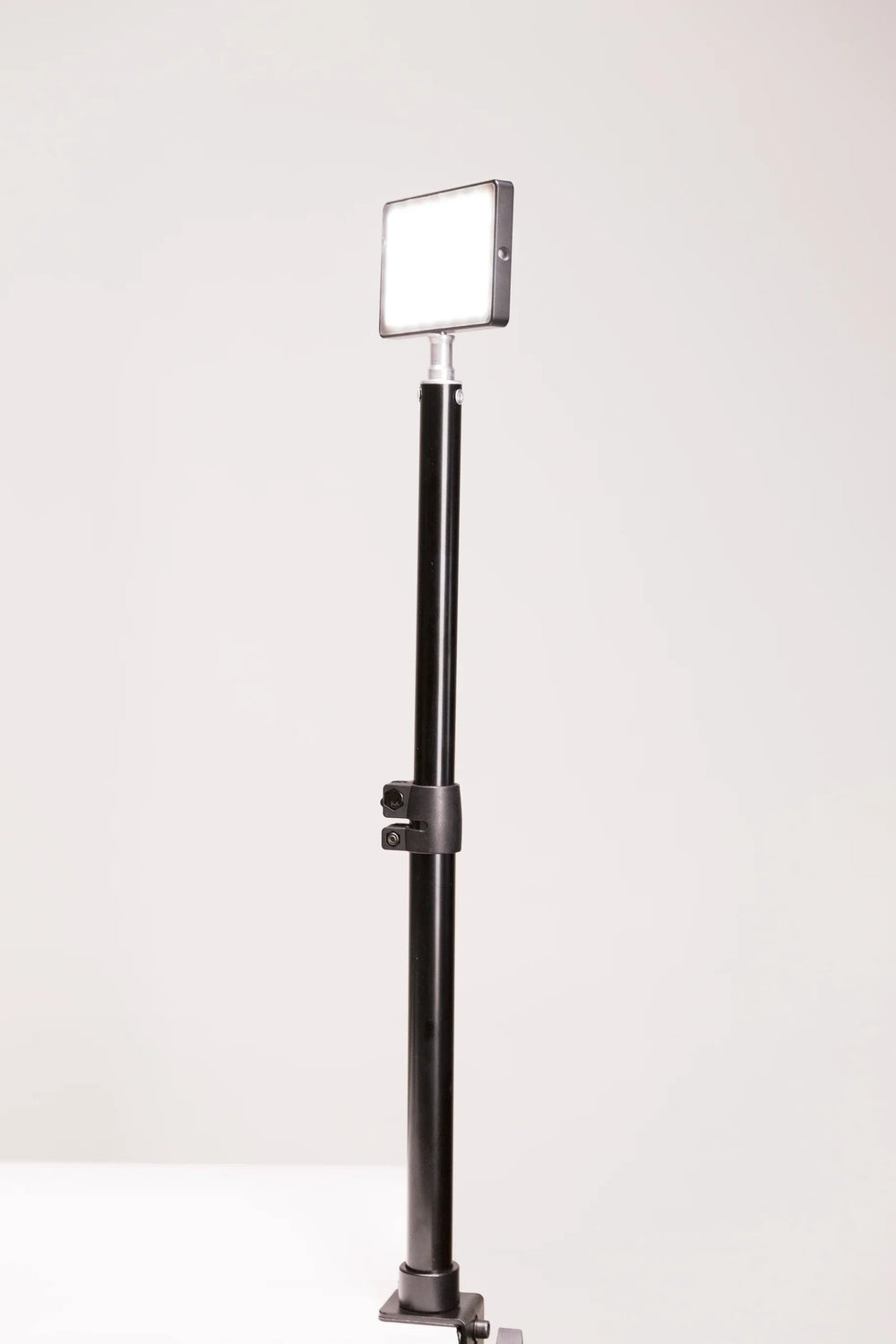 Lumia Table Top Desktop Extendable Stand with Clamp for Lights Microphones Cameras Phones [Similar to ULANZI VIJIM LS01] - Red Dot Photo