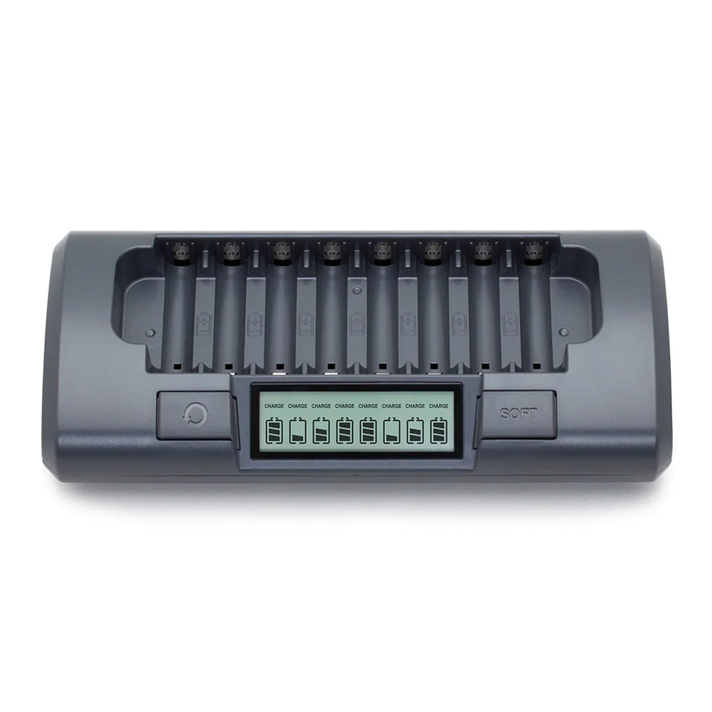 MAHA Powerex MH-C800S C800 8 Slot AA / AAA NiMH Professional Battery Charger Smart Battery Charger - Red Dot Photo