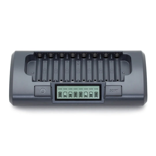 MAHA Powerex MH-C800S C800 8 Slot AA / AAA NiMH Professional Battery Charger Smart Battery Charger - Red Dot Photo