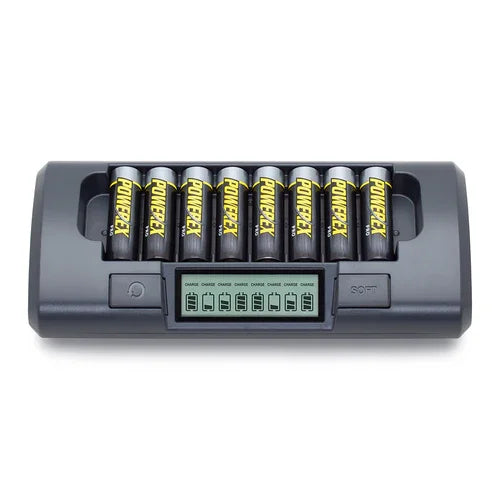 MAHA Powerex MH-C800S C800 8 Slot AA / AAA NiMH Professional Battery Charger Smart Battery Charger - Red Dot Photo