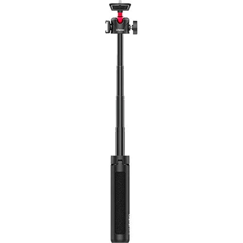 Ulanzi MT-16 MT 16 Extendable Selfie Stick Tripod 4-Section (44cm) 2KG Payload with 360° Swivel Ball Head and Cold shoe - Red Dot Photo