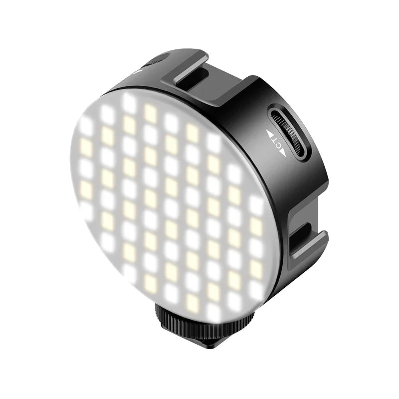 Ulanzi VL69 Bi-Color Mini Round Video Light - Red Dot Photo
