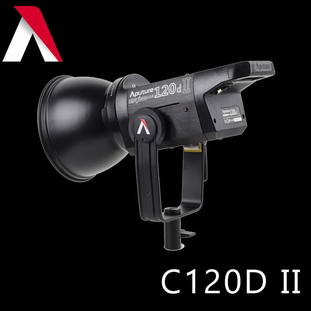 Aputure 120D II Light Storm LS C120DII COBLED Light Kit with V-Mount Battery Plate - Red Dot Photo
