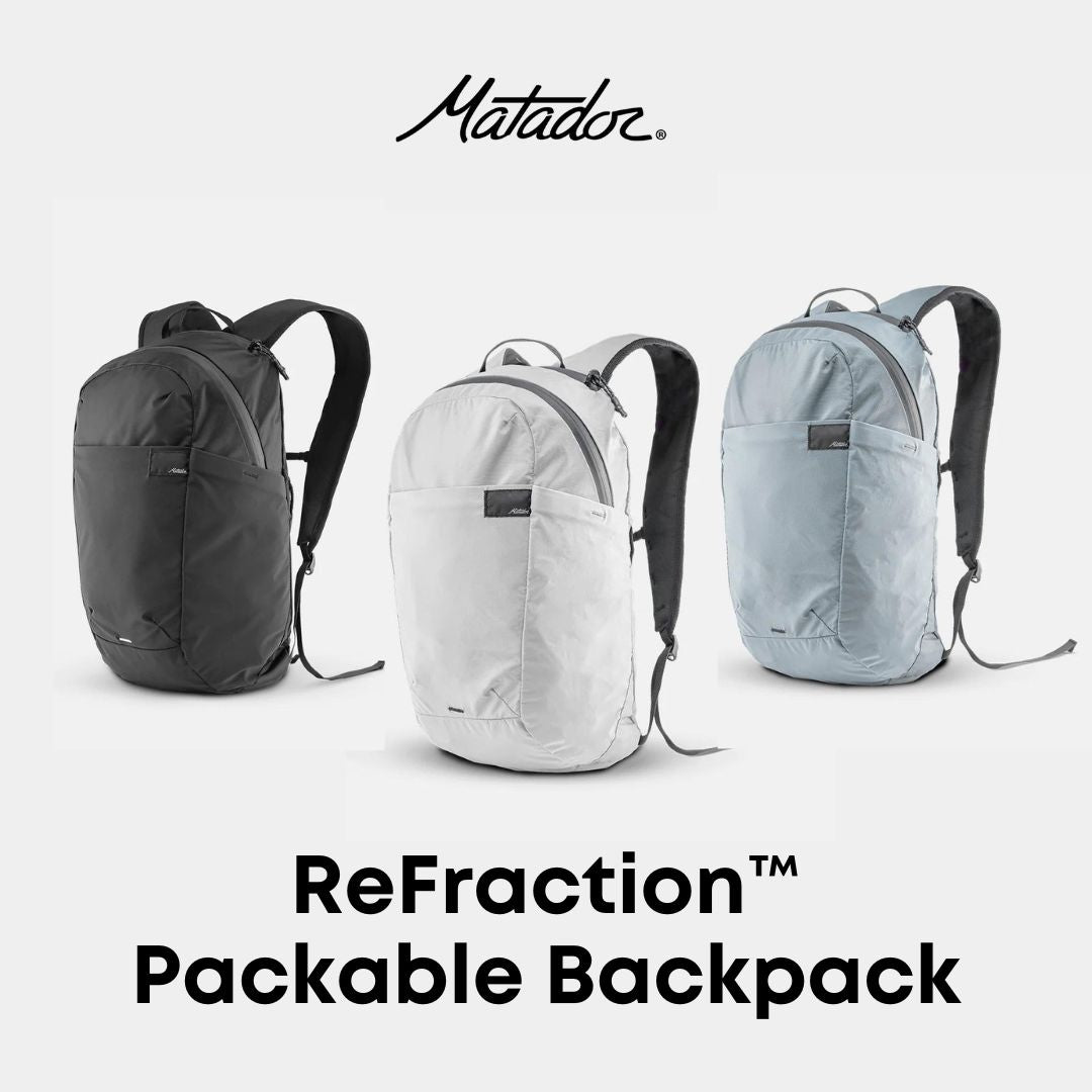 Matador ReFraction 可折叠背包 - 黑色 MATOG2DP01BK