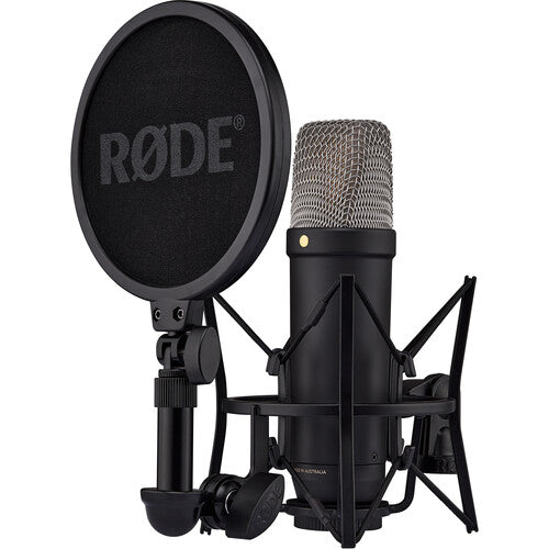 RODE NT1 第五代心形电容 XLR/USB 麦克风 32 位浮点，适用于播客直播