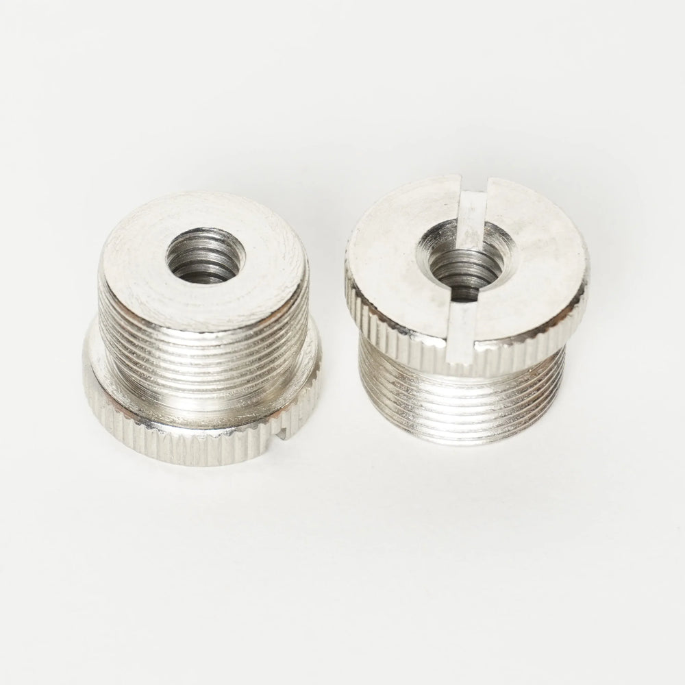 Lumia 5/8" male to 1/4" female thread adaptor (Iron-Nickel) - Red Dot Photo