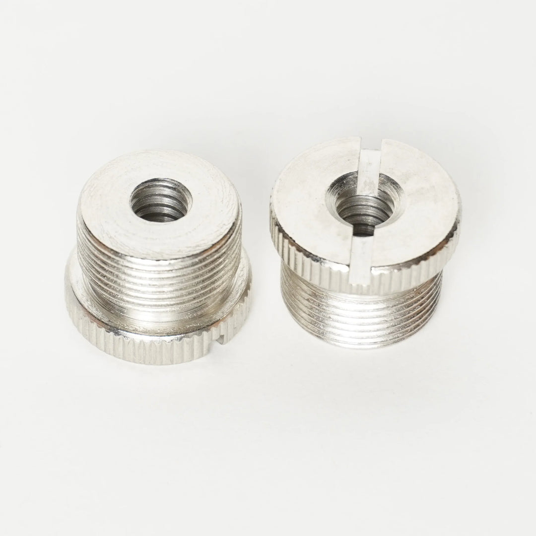 Lumia 5/8" male to 1/4" female thread adaptor (Iron-Nickel) - Red Dot Photo