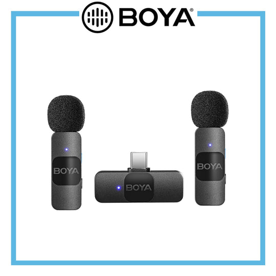 Boya BY-V20 超紧凑型 2.4GHz 无线麦克风系统