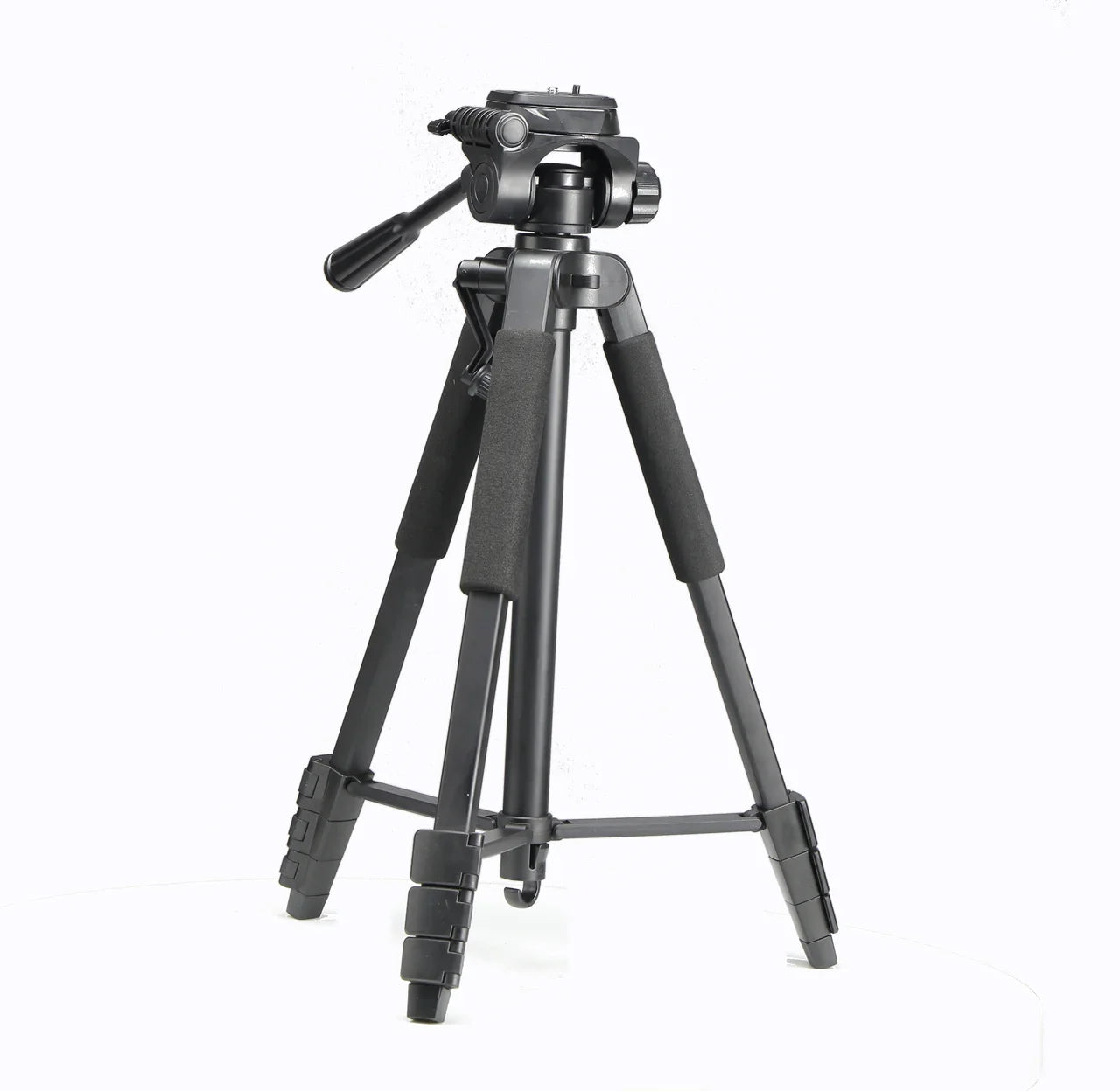 NEST NT-553B 1.6M ALUMINIUM COMPACT 2-SECTION PHOTOGRAPHY TRIPOD (MAX LOAD 3.5 KG , FLIP LOCK) - Red Dot Photo