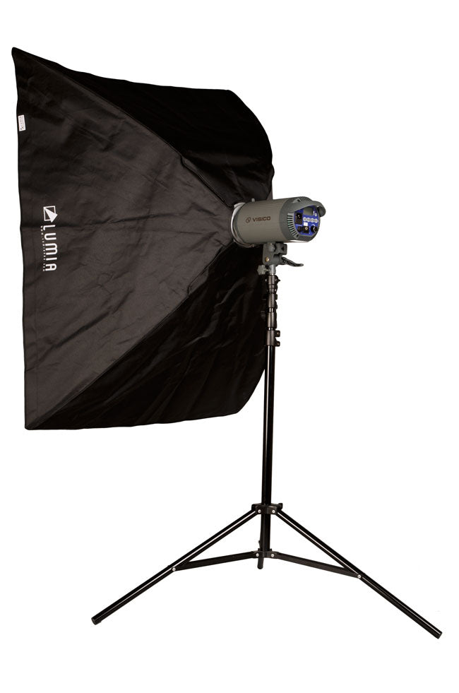 Lumia 60x90 工作室柔光箱带网格（Bowen 支架）快速折叠柔光箱兼容 Aputure 和 Godox